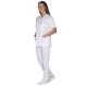 Ιατρική Στολή Μπλούζα - Παντελόνι (Σετ) Unisex Λευκό