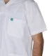 Ιατρική Στολή Μπλούζα - Παντελόνι (Σετ) Unisex Λευκό - Γκρι 