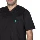 Ιατρική Στολή Μπλούζα - Παντελόνι (Σετ) Unisex Μαύρο