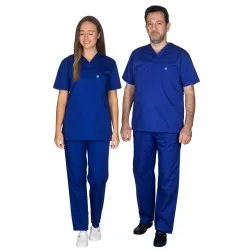 Ιατρική Στολή Μπλούζα - Παντελόνι (Σετ) Unisex Μπλε