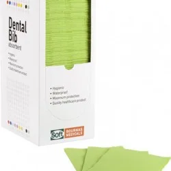 Οδοντιατρική πετσέτα Soft Care Standard 2ply με dispenser 33cm x 45cm - 125 τεμάχια Λαχανί