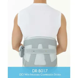 DR-MED Νάρθηκας οσφύος με αέρα DR-B017 γκρι