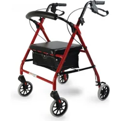Περιπατητήρας ενηλίκων αλουμινίου Red Rollator MB.W0003