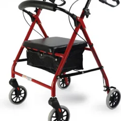 Περιπατητήρας ενηλίκων αλουμινίου Red Rollator MB.W0003