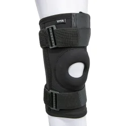 Επιγονατίδα velcro με οπή και μπανέλες 06-2-036