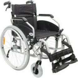 MOBIAK Αναπηρικό Αμαξίδιο ALU IV Lion 24'' QR 48 cm 0810830 Μαύρο 