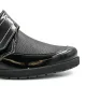 Suave Γυναικείo δερμάτινο με λουστρίνι casual London 8010T Μαύρο