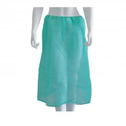 Εξεταστική φούστα πράσινη non woven (10 τεμάχια)
