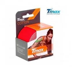 Tmax Ταινία Κινησιολογίας 1 Ρολό 5m x 5cm αδιάβροχη κόκκινη 233254