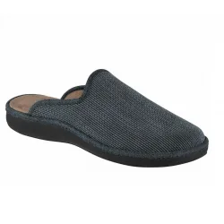Naturuomo Ανατομική ανδρική παντόφλα TWEED Μαύρο