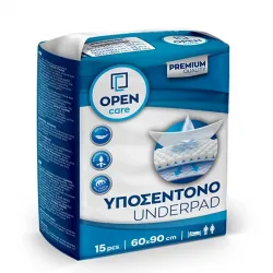 Open Care Premium Υποσέντονα 60x90cm - 15 τεμάχια