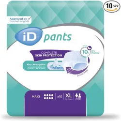 ID Pants Maxi Εσώρουχα Ακράτειας ενηλίκων 10 ώρες XLarge - 10 τεμάχια