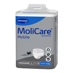 Hartmann Molicare premium Εσώρουχα ακράτειας 10 σταγόνες Large (100 – 150 cm) 14 τεμάχια