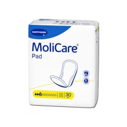 Hartmann Molicare Pad  Σερβιέτες ελαφράς ακράτειας midi 3 σταγόνες 1680760 - 6 x 30 τεμάχια (κιβώτιο)