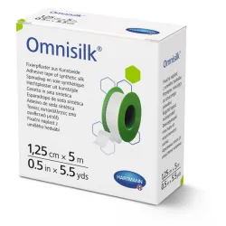 Hartmann Omnisilk ταινία στερέωσης από λευκό συνθετικό μετάξι 1.25 cm x 5 m 9004302