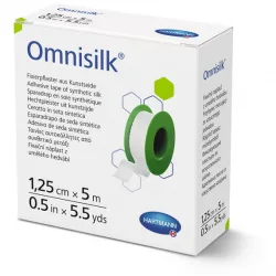 Hartmann Omnisilk ταινία στερέωσης από λευκό συνθετικό μετάξι 1.25 cm x 5 m 9004302