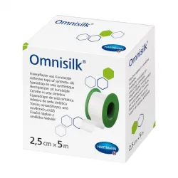 Hartmann Omnisilk ταινία στερέωσης από λευκό συνθετικό μετάξι 2.5 cm x 5 m 9004312