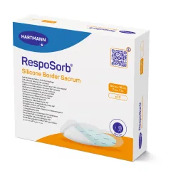 Hartmann Resposorb Silicone Border Sacrum Αυτοκόλλητα Επιθέματα Κατακλίσεων για τον κόκκυγα 18x18 cm - 1 τεμάχιο