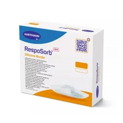 Hartmann Resposorb Silicone Border Oval Στρογγυλά Αυτοκόλλητα Επιθέματα Κατακλίσεων 13x13 cm - 1 τεμάχιo