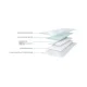 Hartmann Zetuvit Plus Silicone Border Επιθέματα Κατακλίσεων 10x10 cm 1 τεμάχιo