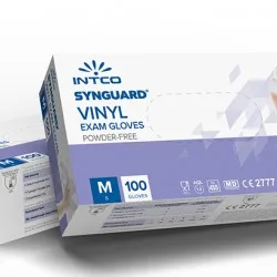 Sunguard Γάντια βινυλίου χωρίς πούδρα μπλε (100 τεμάχια)