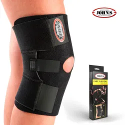 Επιγονατίδα Ανοικτού Τύπου Wrap Around Black Line One Size John's 120215