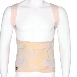 Medical Brace Νάρθηκας TAYLOR Ραχεο-Οσφυϊκός Υφασμάτινος MB.5301 μπεζ