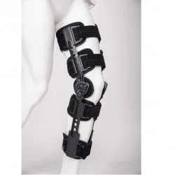 Medical Brace Τηλεσκοπικός Μηροκνημικός Νάρθηκας Λειτουργικός με Γωνιόμετρο MB.9011 one size