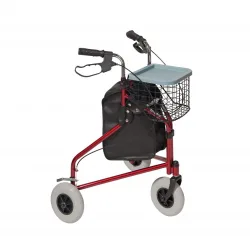 Περιπατητήρας Τρίτροχος Rollator 0808717 Κ΄όκκινος