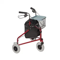 Περιπατητήρας Τρίτροχος Rollator 0808717 Κ΄όκκινος