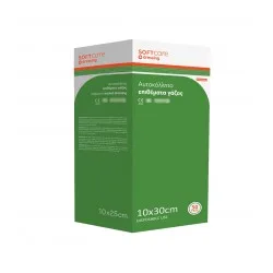 Softcare αυτοκόλλητες γάζες 30cm x 10cm 119.060 - 1 τεμάχιο
