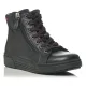 Safe Step Γυναικείο ανατομικό δερμάτινο μποτάκι PH4941 Μαύρο