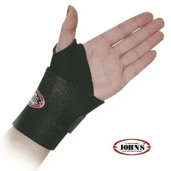JOHN'S Δέστρα Καρπού Wrap Around Black Line 120123 One Size