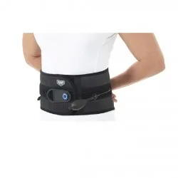 Medical Brace Ζώνη οσφύος με κορδόνια και φουσκωτό σύστημα συμπίεσης DR-B061 μαύρο