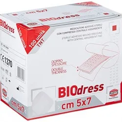 Rays Biodress Αποστειρωμένο αυτοκόλλητο επίθεμα πληγών Non Woven 257-15-001 5x7cm - 1 τεμάχιo