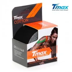 Tmax Ταινία Κινησιολογίας 1 Ρολό 5m x 5cm αδιάβροχη μαύρη 233250
