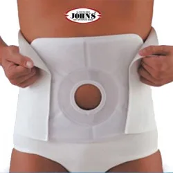 Ζώνη κολοστομίας 24 cm (οπή Ø7cm) John's 214761 Λευκό