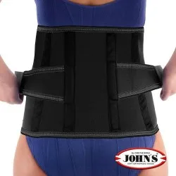 Ζώνη οσφύος Lombo I neoprene John's 120200 Μαύρο