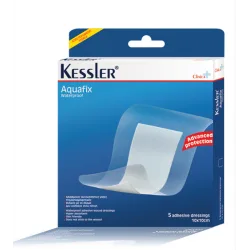 Kessler Clinica Aquafix Αδιάβροχες Αυτοκόλλητες Γάζες 10x10cm 25 τεμάχια