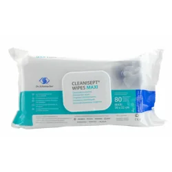 Cleanisept Wipes maxi 20x22cm Μαντηλάκια για ταχεία απολύμανση μεγάλων επιφανειών - 100 τεμάχια