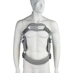 Medical Brace Νάρθηκας κορμού τριών σημείων με στερνική ρύθμιση – ρυθμιζόμενου ύψους MB.35 γκρι