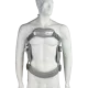 Medical Brace Νάρθηκας κορμού τριών σημείων με στερνική ρύθμιση – ρυθμιζόμενου ύψους MB.35 γκρι