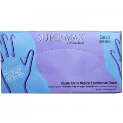 SUPERMAX Γάντια νιτριλίου μπλε SM98896 - 100 τεμάχια