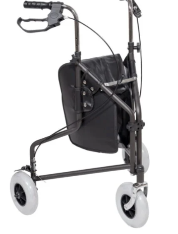 Περιπατητήρας Rollator Δέλτα Γκρι 3τροχος 0811310