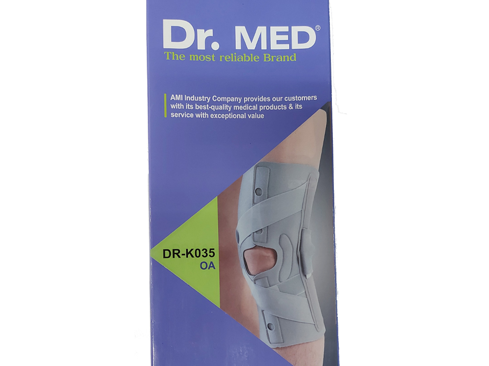 DR. MED Επιγονατίδα Με Οπή & Μπανέλες DR-K035 OA Αριστερό DR. MED Επιγονατίδα Με Οπή & Μπανέλες DR-K035 OA Αριστερό