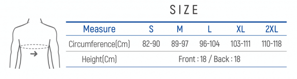 Dr. Med Ζώνη υποστήριξης πλευρών ανδρική DR-B019 Μπεζ Dr. Med Ζώνη υποστήριξης πλευρών ανδρική DR-B019 Μπεζ