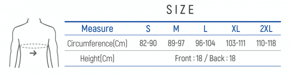 Dr. Med Ζώνη υποστήριξης πλευρών  ανδρική DR-B019 Μπεζ