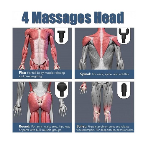 Συσκευή μασάζ MUSCLE MASSAGE GUN 26140 Συσκευή μασάζ MUSCLE MASSAGE GUN 26140