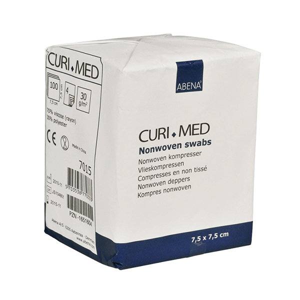 Curi Med Επιθέματα Non woven Μη Αποστειρωμένα 4ply 7,5x7,5cm 7015 – 100 τεμάχια Curi Med Επιθέματα Non woven Μη Αποστειρωμένα 4ply 7,5x7,5cm 7015 – 100 τεμάχια