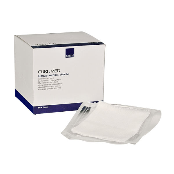 Curi Med Επιθέματα Γάζας Απλά Αποστειρωμένα 8ply 10x10cm 220993 - 100 τεμάχια Curi Med Επιθέματα Γάζας Απλά Αποστειρωμένα 8ply 10x10cm 220993 - 100 τεμάχια